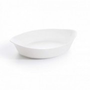 Balta ovali stiklinė kepimo forma Luminarc SMART CUISINE, 29x17 cm