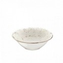 Baltas raštuotas porcelianinis dubenėlis Bonna GRAIN 700 ml, 18 cm