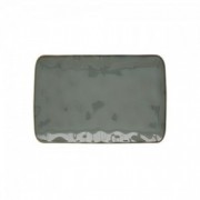 Porcelianinė pilka kvadratinė lėkštė Easy Life INTERIORS, 27x19 cm