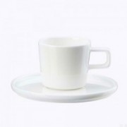 Porcelianinis espreso kavos puodelis su lėkštute ASA OCO, 80 ml
