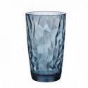 Aukšta mėlyna stiklinė Bormioli Rocco DIAMOND, 470 ml