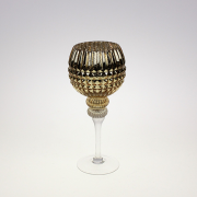 Auksinės spalvos žvakidė Werner Voss, 30 cm