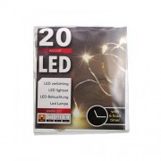 LED girlianda, 20 lempučių su laikmačiu