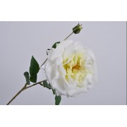 Dirbtinė balta rožė Silk-ka, 67cm