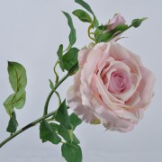 Dirbtinė šviesiai violetinė rožę Silk-ka, 67cm