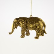 Kalėdinis žaislas Werner Voss ELEPHANT, aukso sp., 13,5 cm
