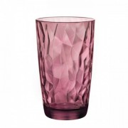 Aukšta stiklinė Bormioli Rocco DIAMOND, purpurinės sp., 470 ml, nuomai