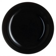 Juodos spalvos lėkštė serviravimui Luminarc FRIENDS TIME, 25 cm
