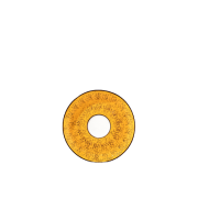 Lėkštutė po puodeliu Wilmax SPLASH, geltona, 15 cm