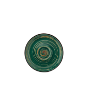 Lėkštutė po puodeliu Wilmax SPIRAL, žalia, 15 cm