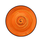 Lėkštutė po puodeliu Wilmax SPIRAL, oranžinė, 15 cm