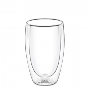 Dvigubo stiklo skaidri termo stiklinė Wilmax, 500 ml