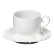 Porcelianinių puodelių su lėkštutėmis rinkinys Wilmax, 220 ml