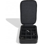 Papuošalų dėžutė sąsagoms Zipped Black