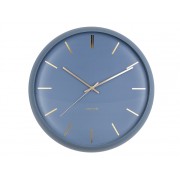 Sieninis laikrodis Present Time Globe Dark, 40 cm, mėlynas