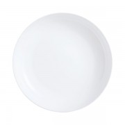 Baltos spalvos lėkštė serviravimui Luminarc FRIENDS TIME, 25cm