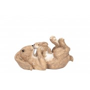 Dekoracija A Lot Rabbit Cuddly, šviesiai ruda sp., 11 cm