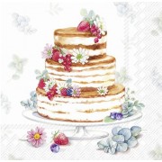 Servetėlės IHR SWEET CAKE, marga, 25 x 25 cm