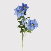 Dirbtinė gėlė CLEMATIS SPRAY, mėlynos sp.