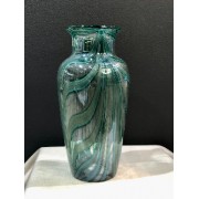 Vaza KINGFISHER, skaidri su smaragdo sp. akcentu, 29 cm