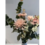 Dirbtinė gėlė DAHLIA SPRAY, rožinės sp., 63 cm