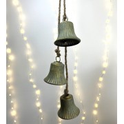 Kalėdinė dekoracija BELL GARLAND, žalsvos sp., 75 cm