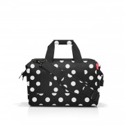 Rankinė ALLROUNDER M, Dots white, 40 x 33.5 x 24 cm, 18 L