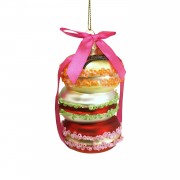 Kalėdinis žaislas MACARON STACK, įvairių sp., 9,5 cm