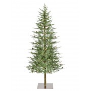 Kalėdinė eglutė su LED girlianda SLIM PINE, žalios sp., 213 cm