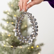 Dekoracija GOLD CRYSTAL TEARDROP