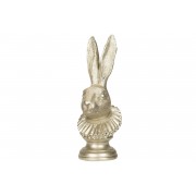 Dekoracija Rabbit Head Champagne Poly,  38 cm