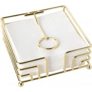 Servetėlių laikiklis IHR METAL NAPKIN HOLDER, aukso sp.