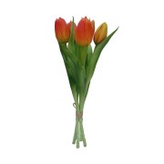 Dirbtinė gėlė Maggie TULPANBUKETT ORANGE, 5 vnt., 30 cm
