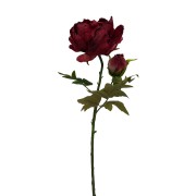 Dirbtinė gėlė Maggie PEONY SINGLE RED, 62 cm