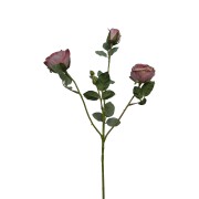 Dirbtinė gėlė Maggie ROSE SPRAY LIGHT PURPLE, 61 cm