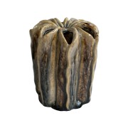 Vaza Shishi Cylinder, rudos sp., 15 cm