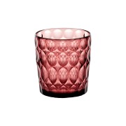 Žema stiklinė Guzzini VANITY mauve, rožinės sp.
