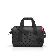 Rankinė Reisenthel ALLROUNDER, glossy dots black, 40 x 33,5 x 24 cm, M