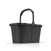 Krepšys Reisenthel CARRYBAG, glossy dots black, 48 x 29 x 28 cm