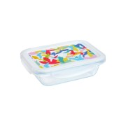 Hermetinis indelis maisto laikymui Pyrex COOK&GO YELLOW, 20 x 15 cm 0,8 l