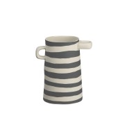 Vaza Asa RAYU striped, rankų darbo, 17 cm