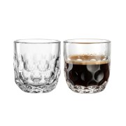 Espresso stiklinių rinkinys Leonardo GOCCE, lašelio raštas, 2 vnt., 60 ml