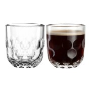 Stiklinių rinkinys Leonardo GOCCE, lašelio raštas, 2 vnt., 220 ml