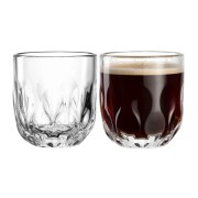Stiklinių rinkinys Leonardo GOCCE, dviejų susiliejusių lašelių raštas, 2 vnt., 220 ml