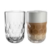 Stiklinių rinkinys Leonardo GOCCE, lašelio raštas, 2 vnt., 390 ml