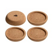 Kamštinių padėkliukų rinkinys Leonardo GOCCE, 4 vnt., 6 cm