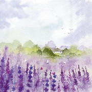 Servetėlės IHR LAVENDER FIELD, 33 x 33 cm
