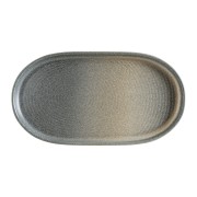 Lėkštė ovali Bonna HORNFELS, pilkai melsvos sp., 33 x 18 cm