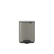 Šiukšlių dėžė Brabantia Bo, platininės sp., 4 L