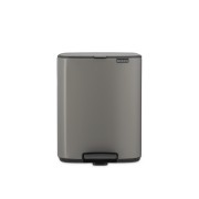 Šiukšlių dėžė Brabantia Bo, platininės sp., 12 L